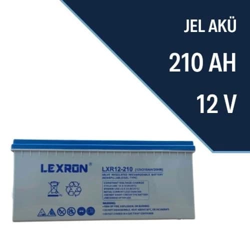 LEXRON 12V 210 AH JEL AKÜ