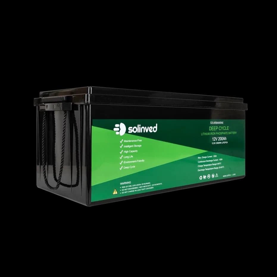 SOLİNVED 12V 200AH LİTYUM AKÜ