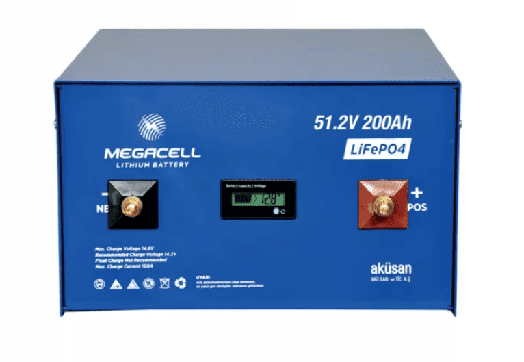 Megacell Lityum Akü 51,6V 200Ah LiFePO4 Batarya